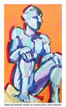 "Male Figure Seated 2"