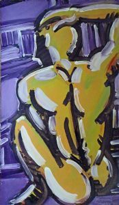 "Male Figure, Back"