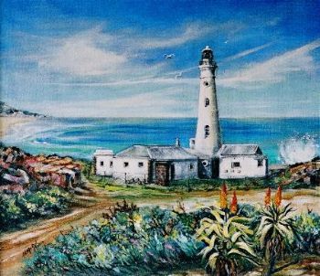"Seal Point Lighthouse at Cape St Francis, SA"