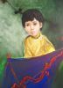 "Chinese Boy With Kite"