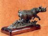 "Charging Black Rhino"
