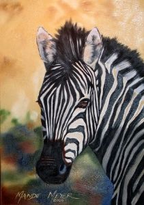 "Zebra Portrait 3"