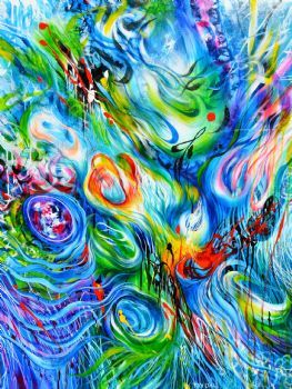 "Raining Out Martini and Jellyfish - 3926"