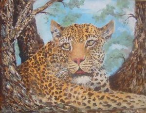 "Pensive Leopard"