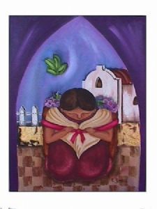 "Woman in Vineyard"