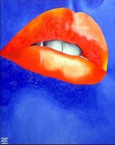 "Blue Red Lips"