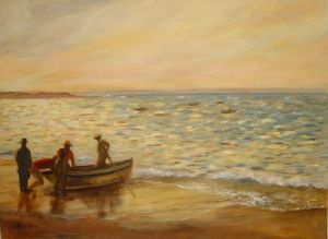 "Evening Catch"