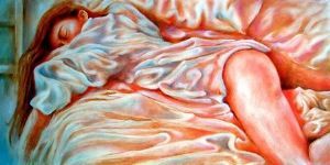 "Sleeping nude"