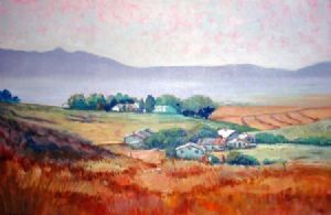 "Into the valley (near Wellington, Cape)"
