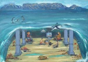 "Jacking up the Sea to See what is Happening Below"