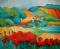 Red poppy fields