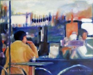 "Lunch at Hertie Mall, Munich, Winter"