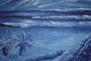 "Alloes on Beach"