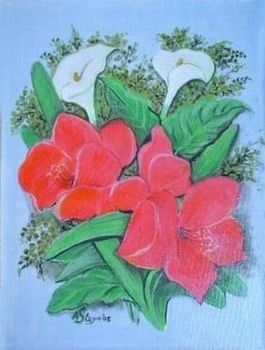 "Amaryllas and Arum Lilies"