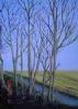 "Canal and Trees"