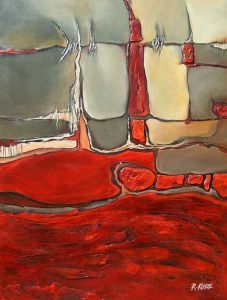 "Cross Section - Abstract Painting"