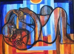 "Landskap met figure"