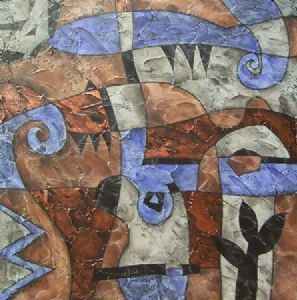 "Patterns in Moonlight 2 Abstract"
