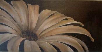 "White Daisy Ochre"