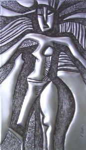 "Birdwoman #2 in Metal 1/1"