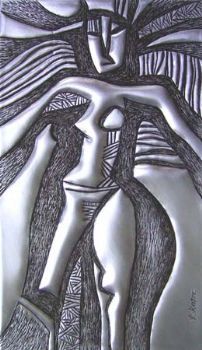 "Birdwoman #2 in Metal 1/1"