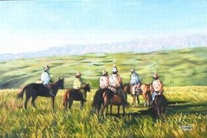 "Basotho Horsemen"