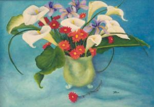"Arums & asters"
