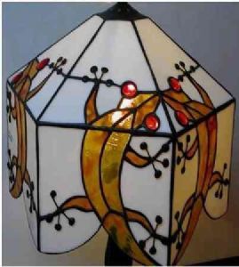 "Gecko Lampshade"