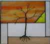 "Stained glass wall hanging : Essential Nature series - Sunset"