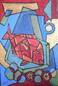 "Still-Life with Fish and Fruit"
