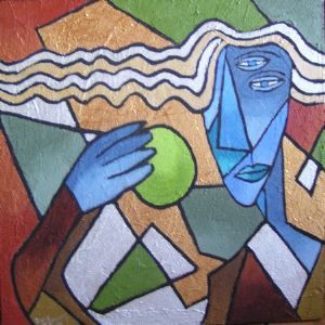 "Blonde with Granny Smith"