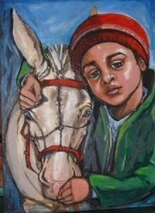 "Donkey and Boy"