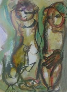 "Twee Figure by Voels"