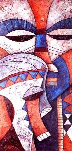 "Masks 1 Tribal Painting"