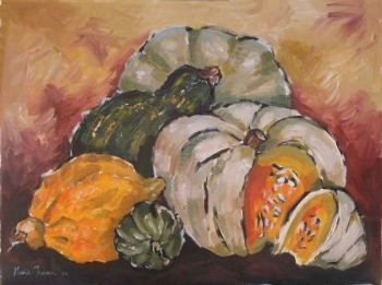 "Pumpkin Still Life"