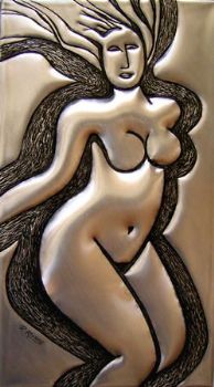 "Nude Figure #2 in Metal 1/1"