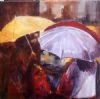 "Umbrellas in a Huddle"