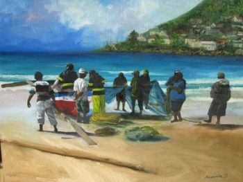 "Fish Hoek beach"