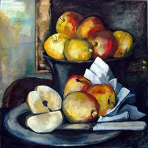 "Fruit with pewter"