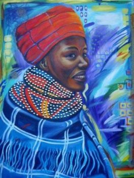 "Ndebele woman"