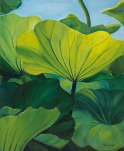 "Lotus Pond 3 of 3 Set"