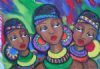 "1d Zulu Girls' Big Earrings"
