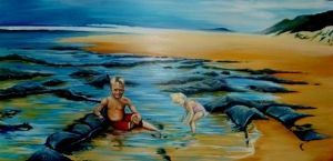"Children in Rockpools"