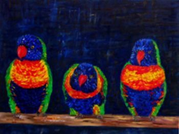 "Rainbow Lorikeets"