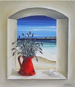 "Window With Lavender"