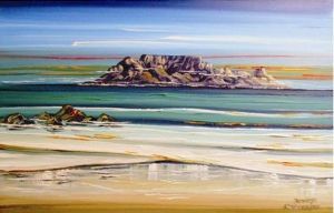 "Table Mountain beach scene 2"