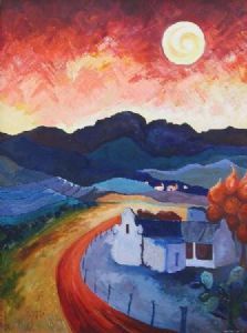 "Moonrise at Sunset"