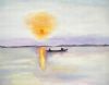 "Sunrise Over the Ganges"