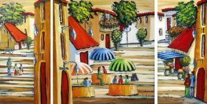 "Street scene Triplet"