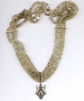 "Golden Symphony neckpiece"